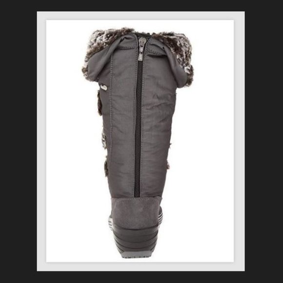 Pajar Canada Women's Maureen Fur Boots Grey - Picture 4 of 7